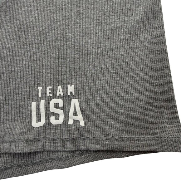 SKIMS Soft Lounge Bralette + Boxer Short Set Team USA‎ Heather Gray 4X - Picture 10 of 15